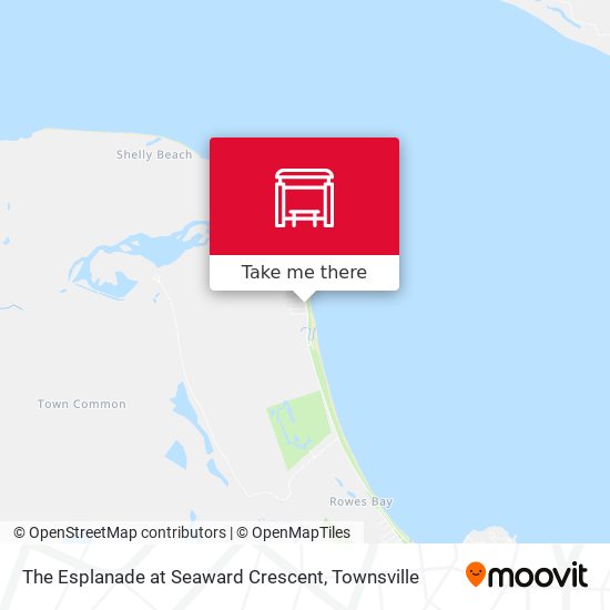 The Esplanade at Seaward Crescent map