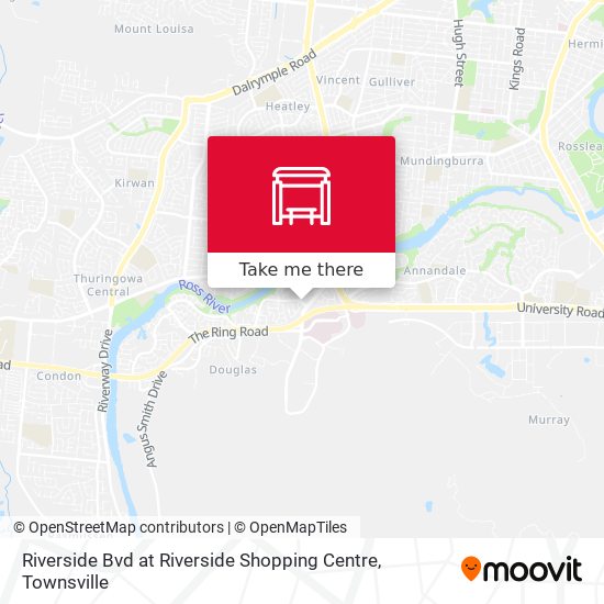 Riverside Bvd at Riverside Shopping Centre map