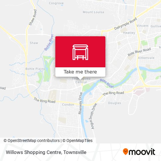 Mapa Willows Shopping Centre