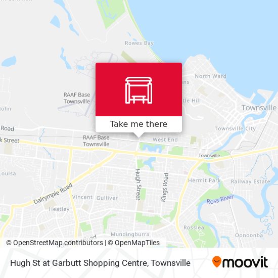 Mapa Hugh St at Garbutt Shopping Centre