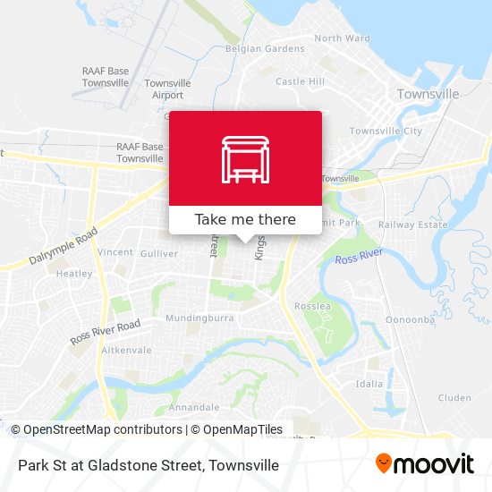 Park St at Gladstone Street map