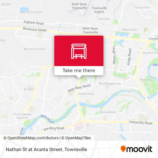 Nathan St at Arunta Street map