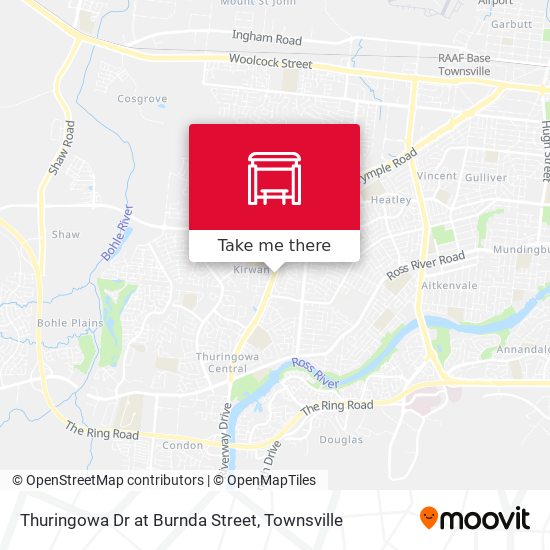 Mapa Thuringowa Dr at Burnda Street