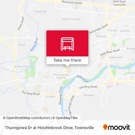 Mapa Thuringowa Dr at Hinchinbrook Drive