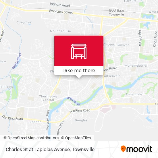 Mapa Charles St at Tapiolas Avenue