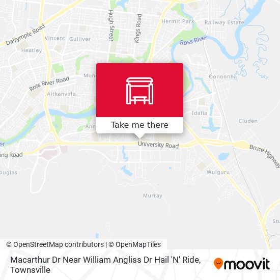 Mapa Macarthur Dr Near William Angliss Dr Hail 'N' Ride
