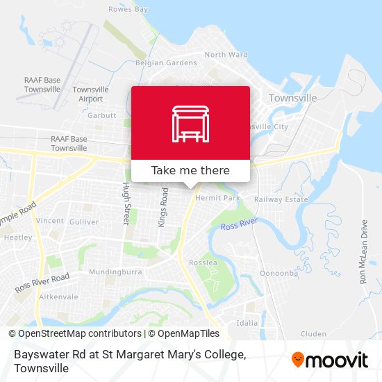 Mapa Bayswater Rd at St Margaret Mary's College