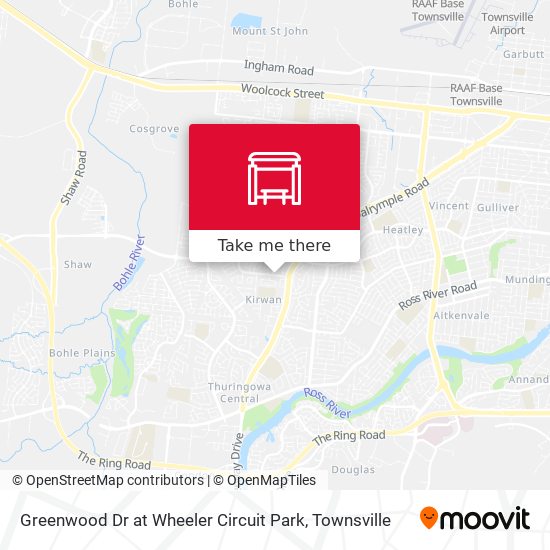 Mapa Greenwood Dr at Wheeler Circuit Park