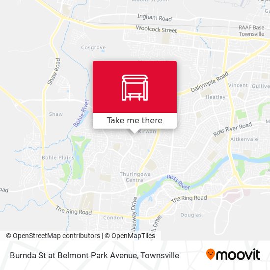 Burnda St at Belmont Park Avenue map