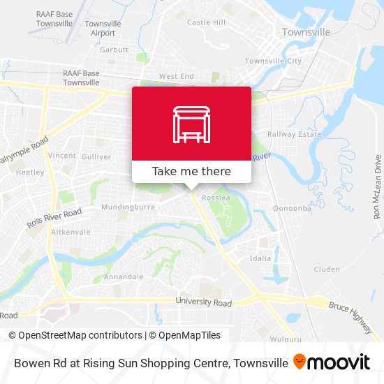 Bowen Rd at Rising Sun Shopping Centre map