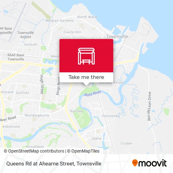 Queens Rd at Ahearne Street map
