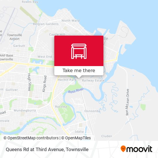 Queens Rd at Third Avenue map
