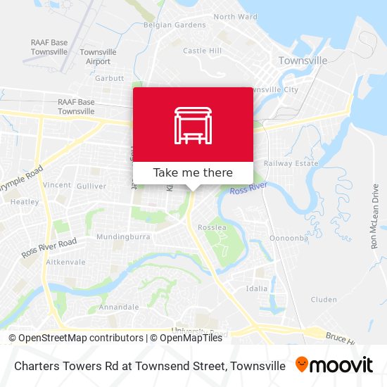 Charters Towers Rd at Townsend Street map