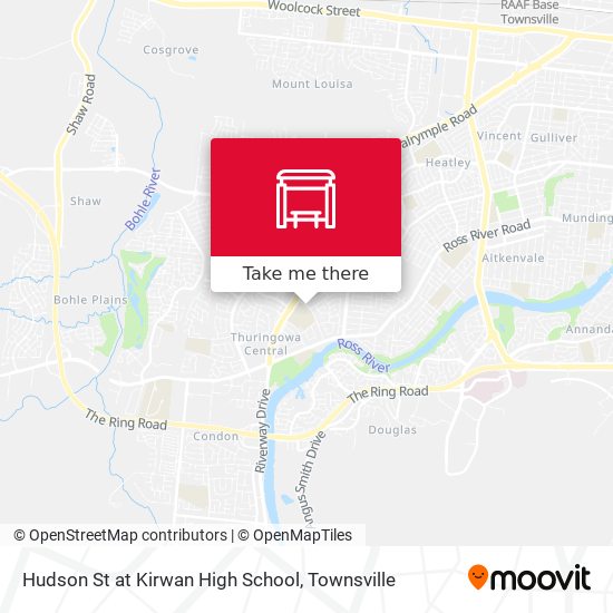 Hudson St at Kirwan High School map