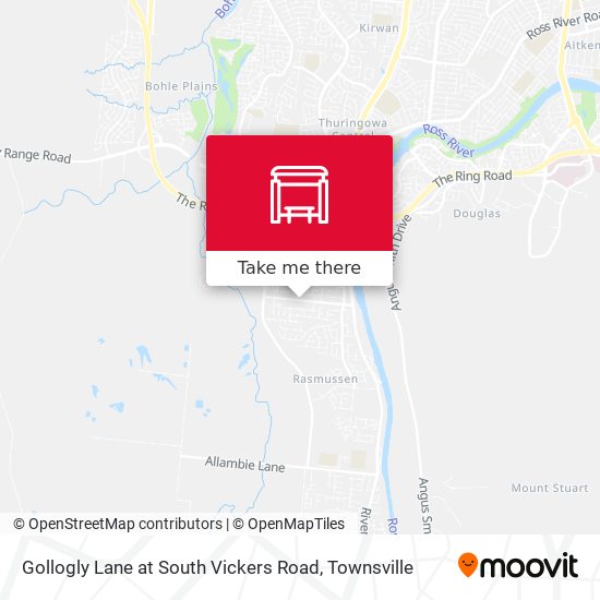 Gollogly Lane at South Vickers Road map