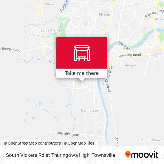 Mapa South Vickers Rd at Thuringowa High