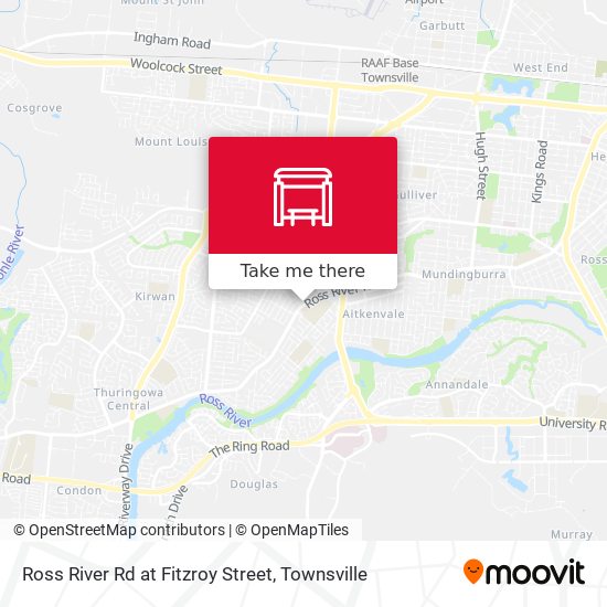 Mapa Ross River Rd at Fitzroy Street
