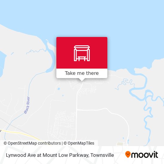 Mapa Lynwood Ave at Mount Low Parkway