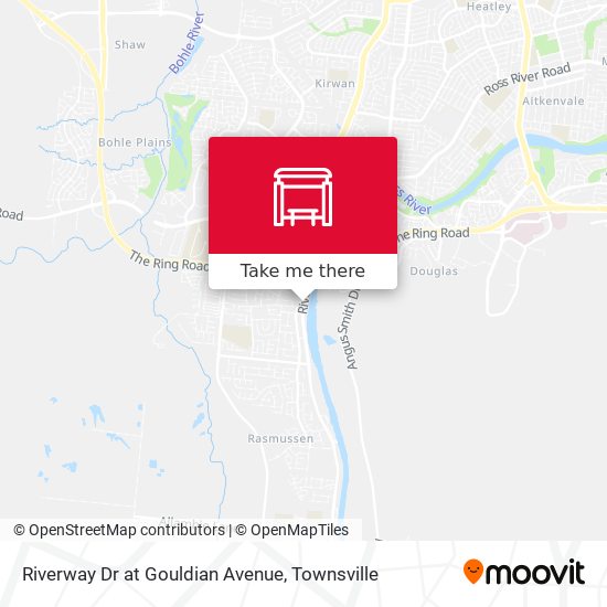 Mapa Riverway Dr at Gouldian Avenue