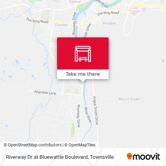 Mapa Riverway Dr at Bluewattle Boulevard