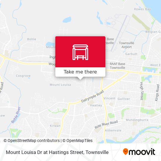 Mapa Mount Louisa Dr at Hastings Street