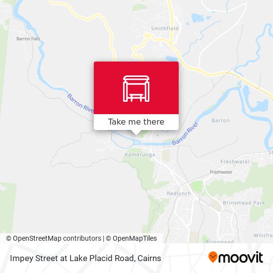 Impey Street at Lake Placid Road map