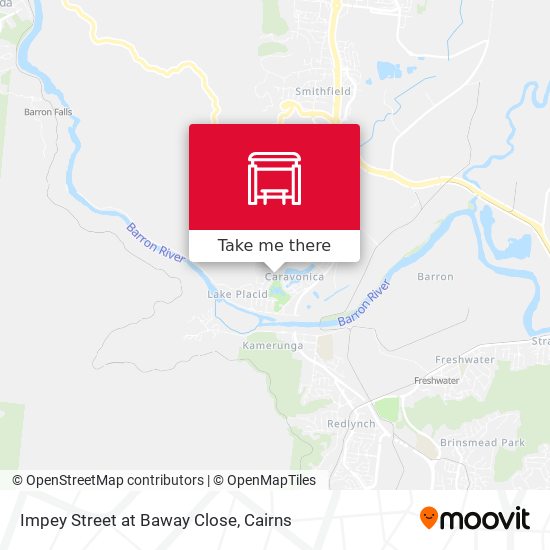 Mapa Impey Street at Baway Close