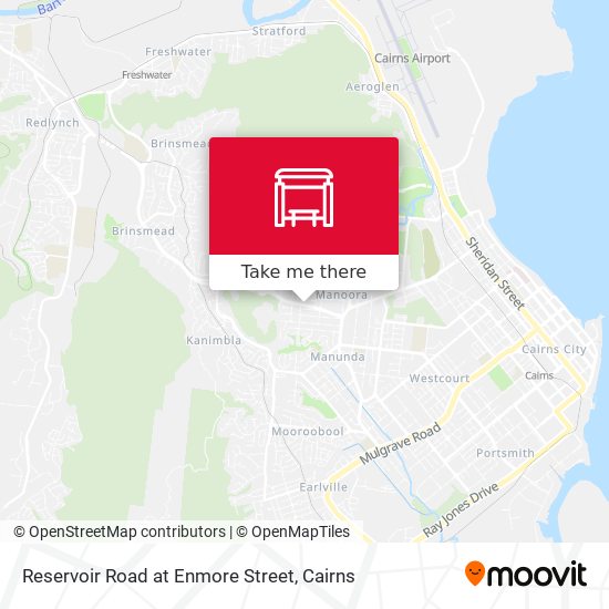 Reservoir Road at Enmore Street map