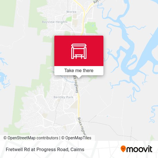 Fretwell Rd at Progress Road map