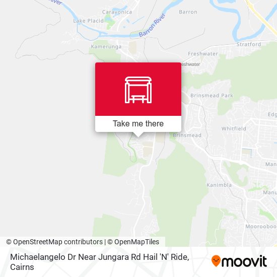 Michaelangelo Dr Near Jungara Rd Hail 'N' Ride map