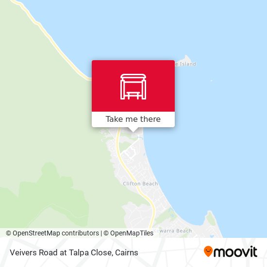Mapa Veivers Road at Talpa Close