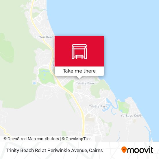 Trinity Beach Rd at Periwinkle Avenue map