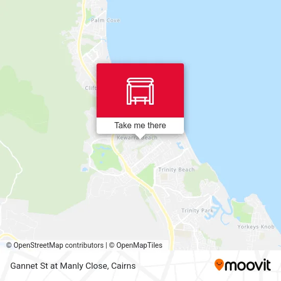 Gannet St at Manly Close map