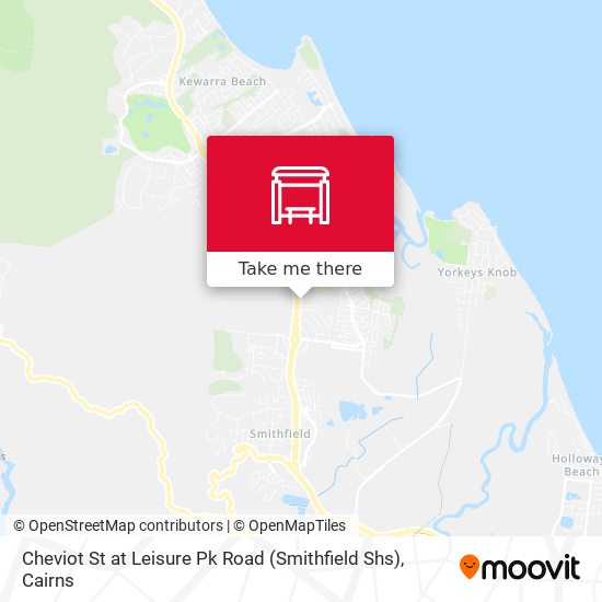 Cheviot St at Leisure Pk Road (Smithfield Shs) map