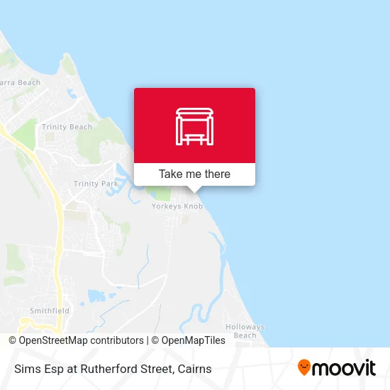 Sims Esp at Rutherford Street map