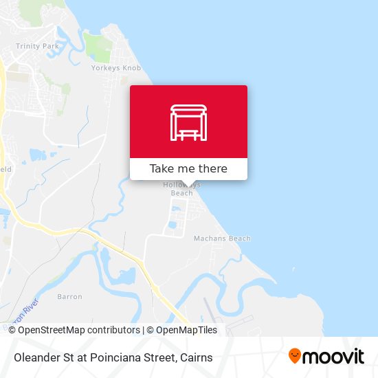 Oleander St at Poinciana Street map