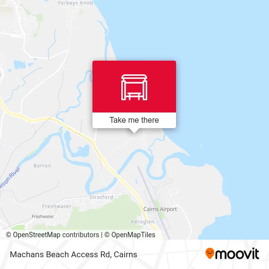 Mapa Machans Beach Access Rd