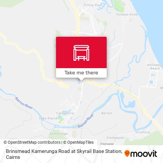 Mapa Brinsmead Kamerunga Road at Skyrail Base Station