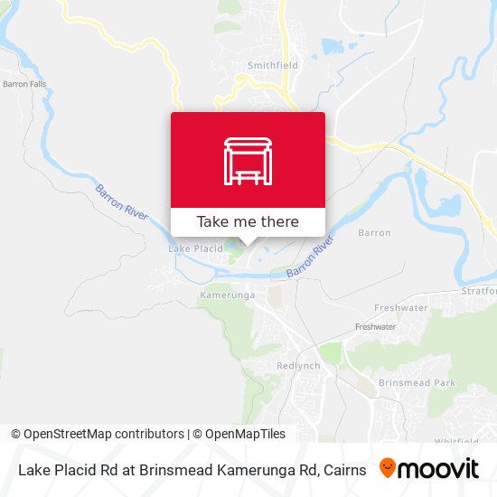 Lake Placid Rd at Brinsmead Kamerunga Rd map