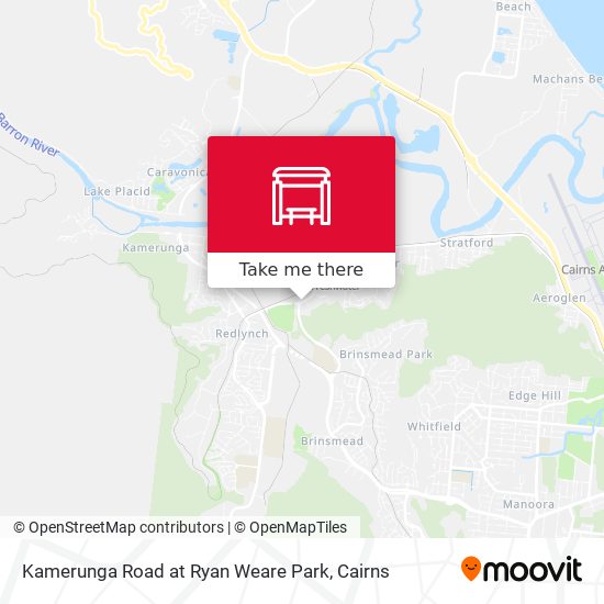 Kamerunga Road at Ryan Weare Park map