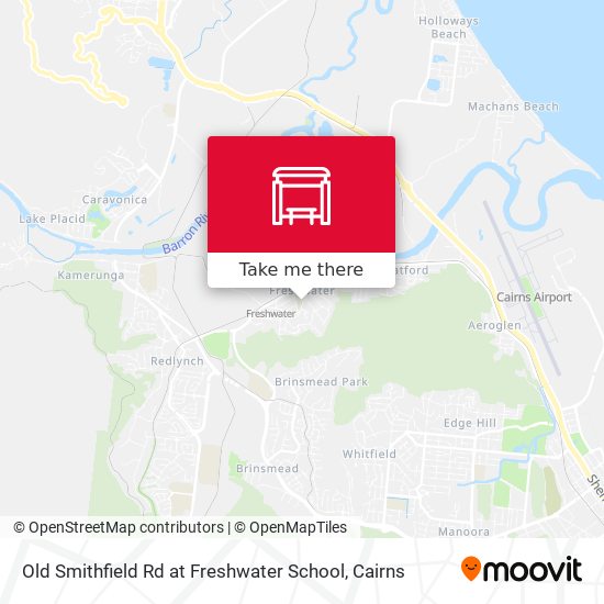 Old Smithfield Rd at Freshwater School map