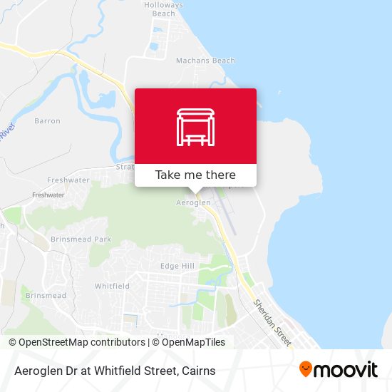 Aeroglen Dr at Whitfield Street map