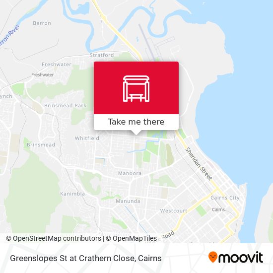 Greenslopes St at Crathern Close map