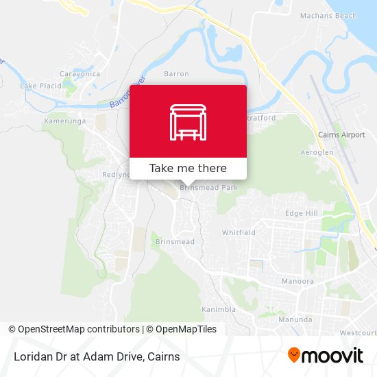 Loridan Dr at Adam Drive map