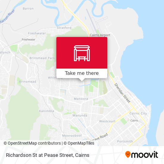 Richardson St at Pease Street map