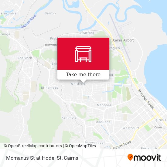 Mcmanus St at Hodel St map