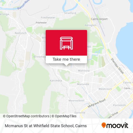 Mapa Mcmanus St at Whitfield State School