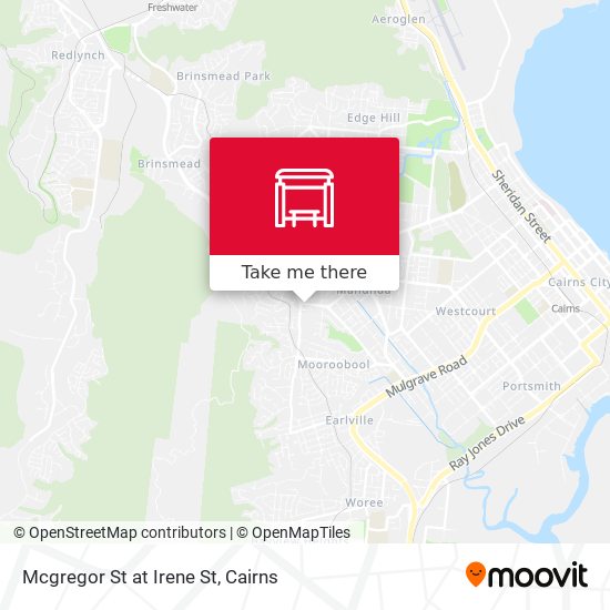 Mcgregor St at Irene St map