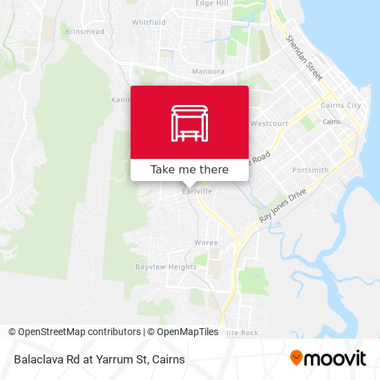 Balaclava Rd at Yarrum St map