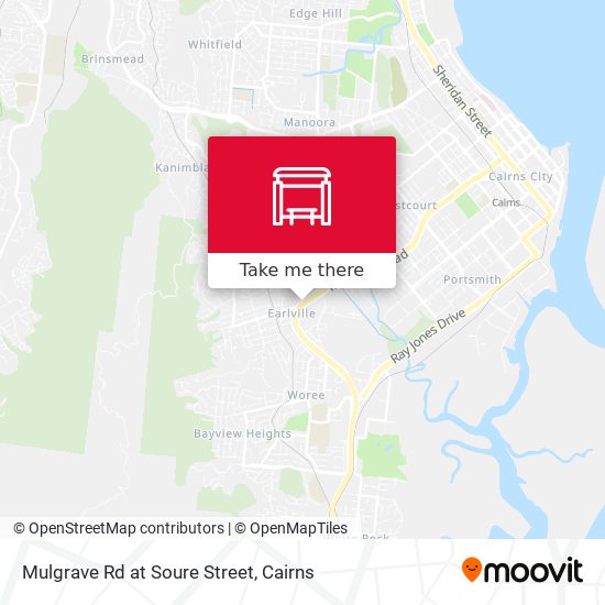 Mapa Mulgrave Rd at Soure Street